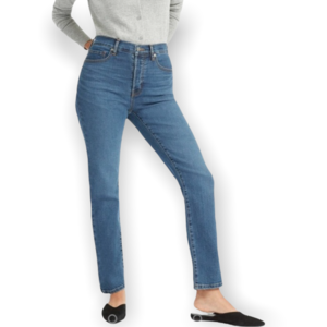 Everlane High-Rise Slim Straight Jean